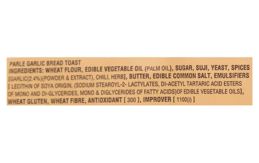 Parle Garlic Bread Toast   Pack  100 grams